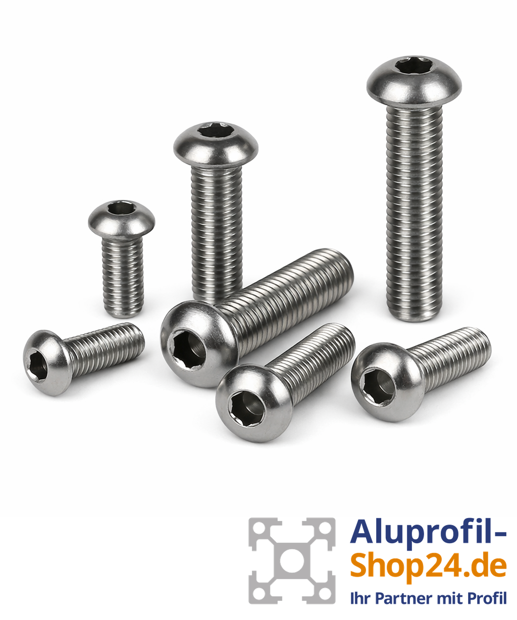 Linsenkopfschraube V2A / M4-M8